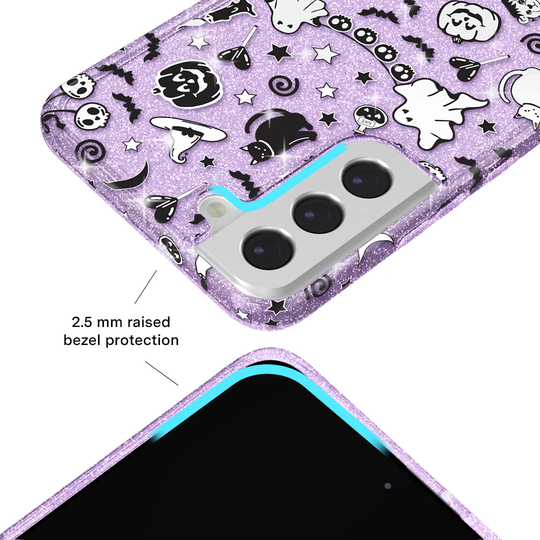 Witchy Lilac Glitter Samsung Case - Image 47