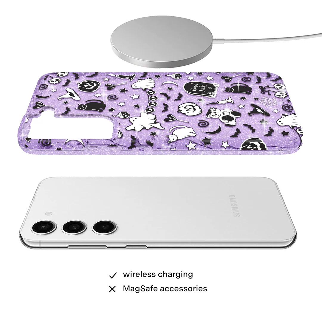 Witchy Lilac Glitter Samsung Case - Image 48