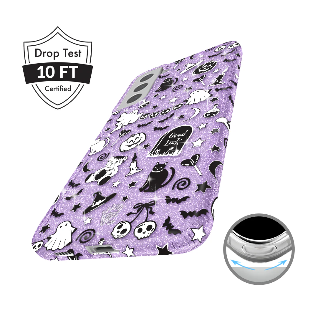 Witchy Lilac Glitter Samsung Case - Image 54