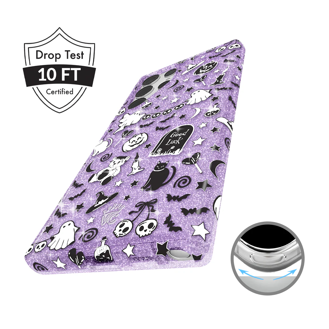 Witchy Lilac Glitter Samsung Case - Image 59
