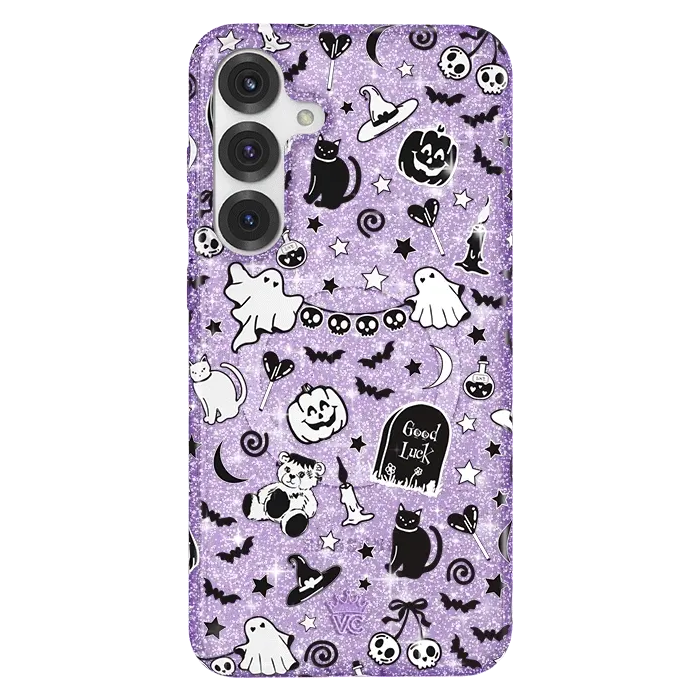 Witchy Lilac Glitter Samsung Case - Image 6