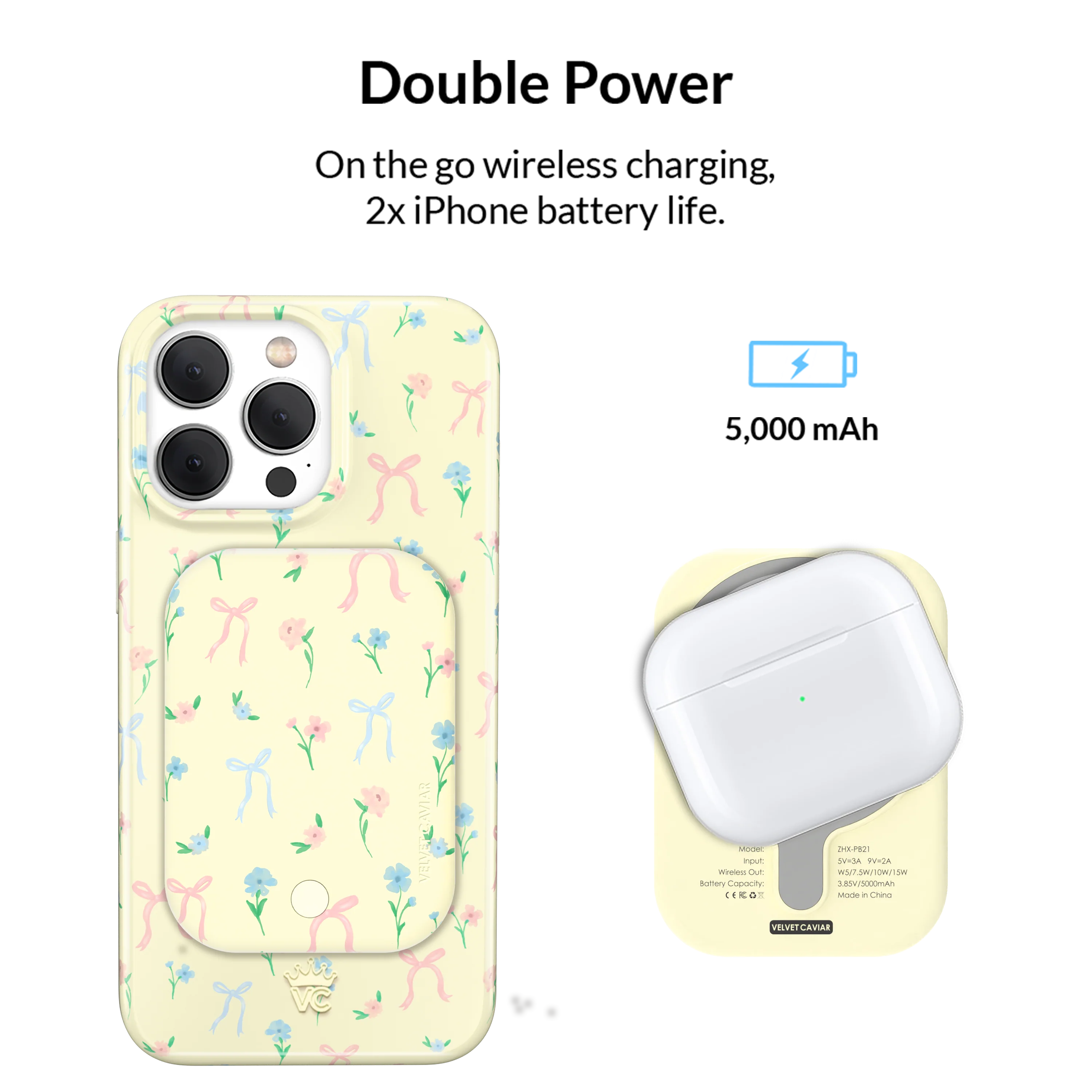 Buttercup Bows MagSafe Battery Power Pack - Image 2