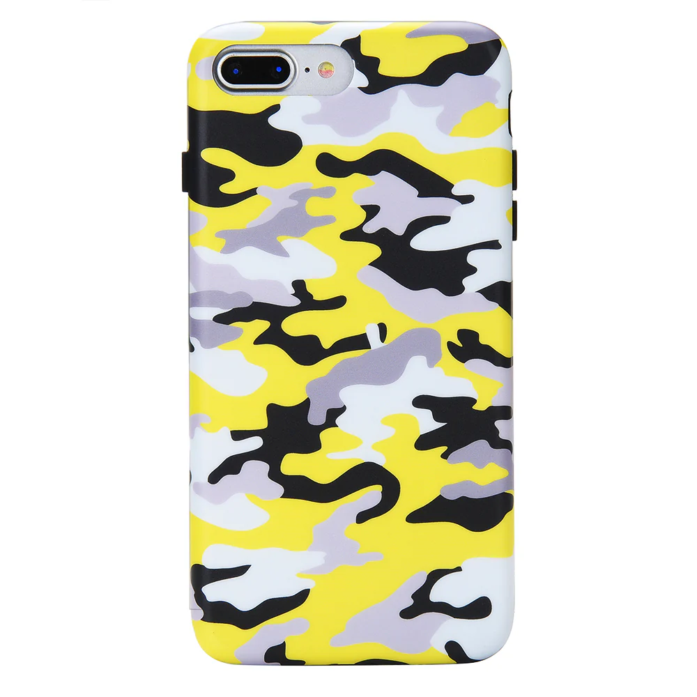 Yellow Camo iPhone Case - Image 22