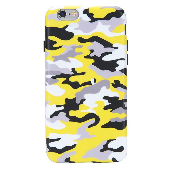 Yellow Camo iPhone Case - Image 36