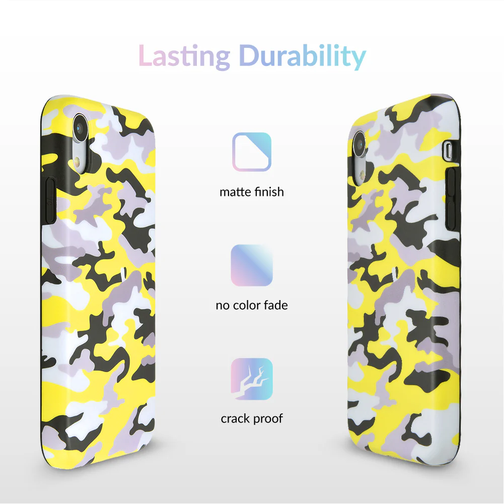 Yellow Camo iPhone Case - Image 57