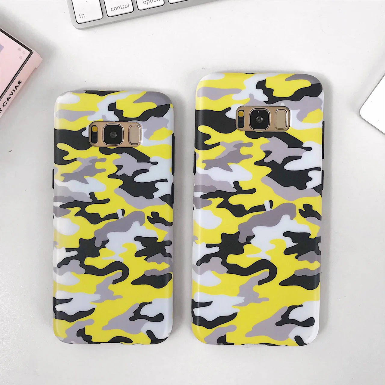 Yellow Camo Samsung Galaxy Case - Image 14