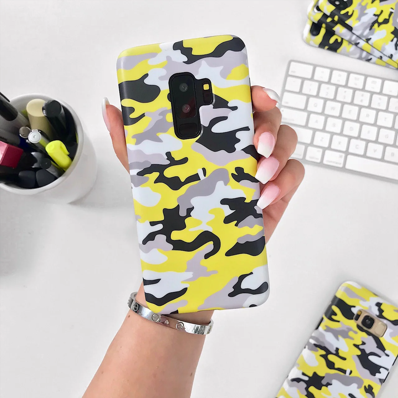 Yellow Camo Samsung Galaxy Case - Image 24