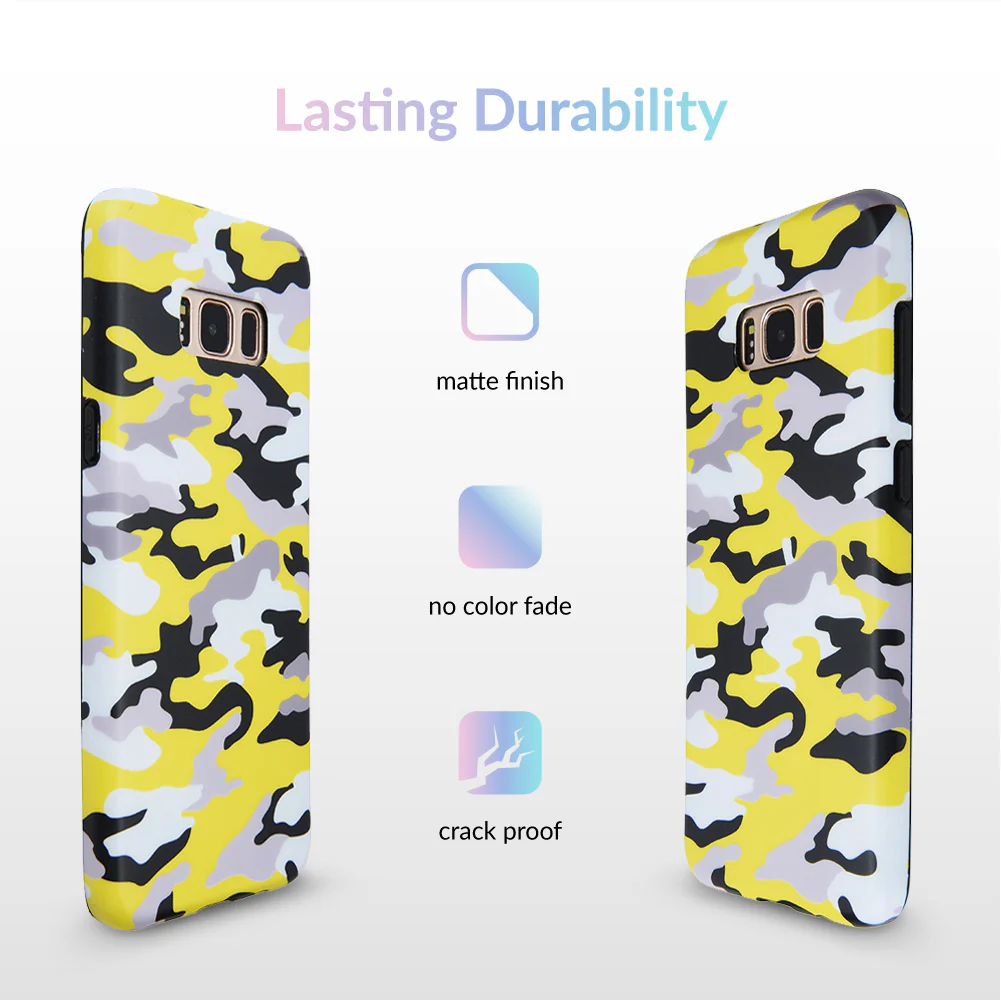 Yellow Camo Samsung Galaxy Case - Image 5