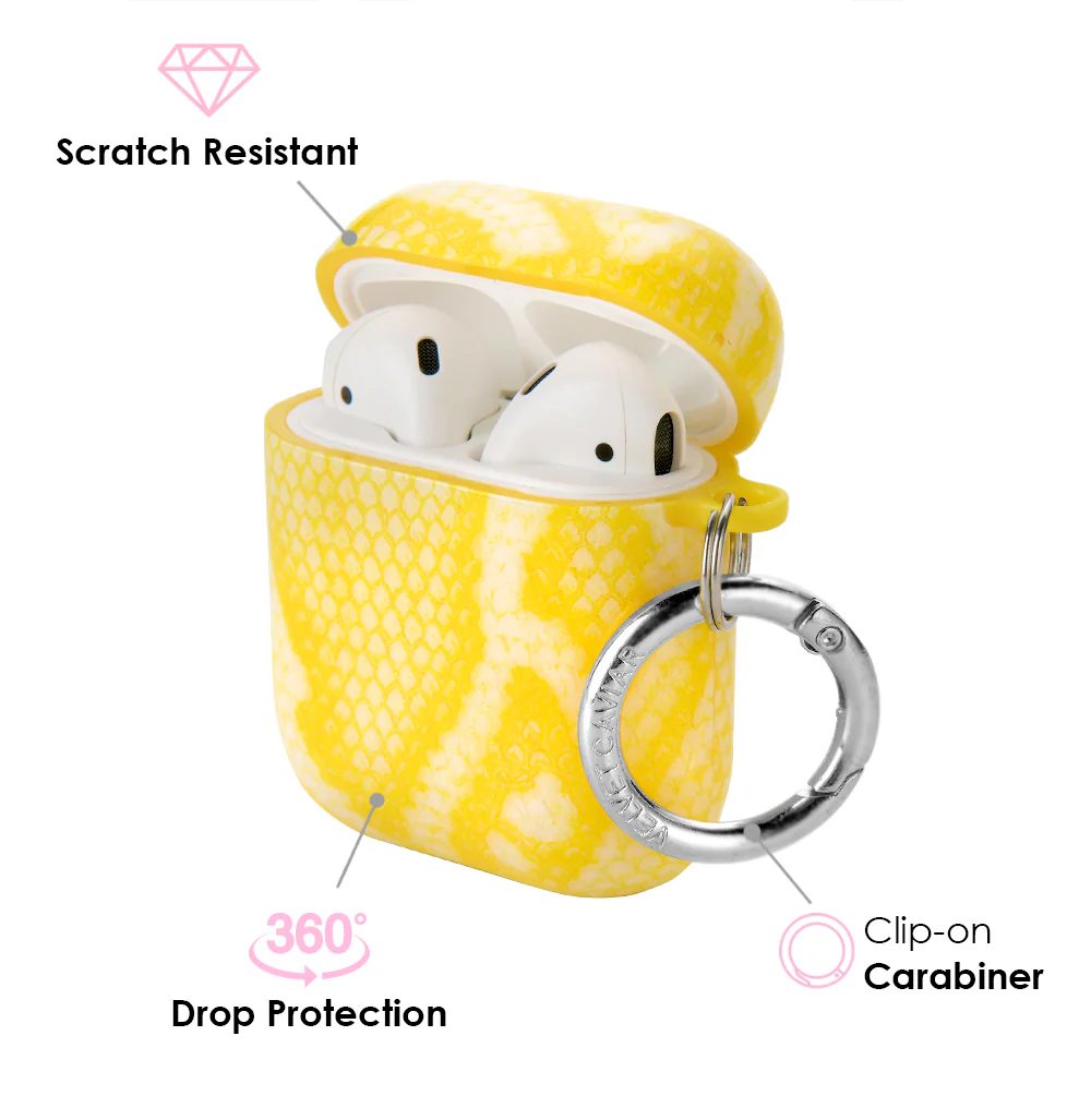 Yellow Snake Airpods Case - Image 3
