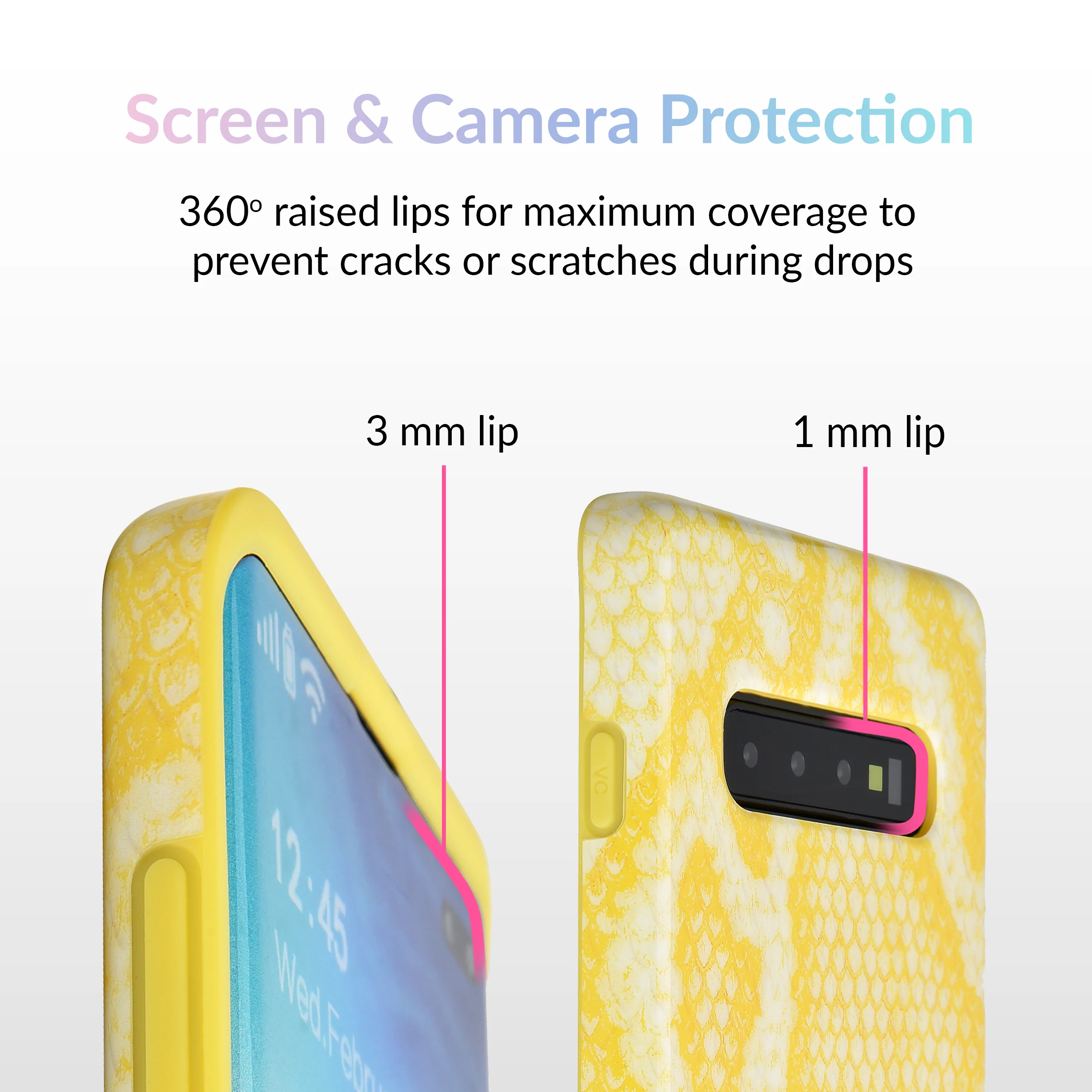 Yellow Snakeskin Samsung Galaxy Case - Image 30