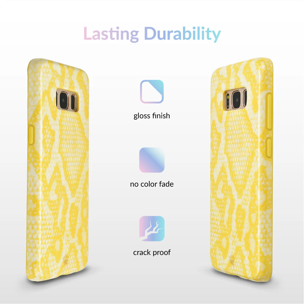Yellow Snakeskin Samsung Galaxy Case - Image 4