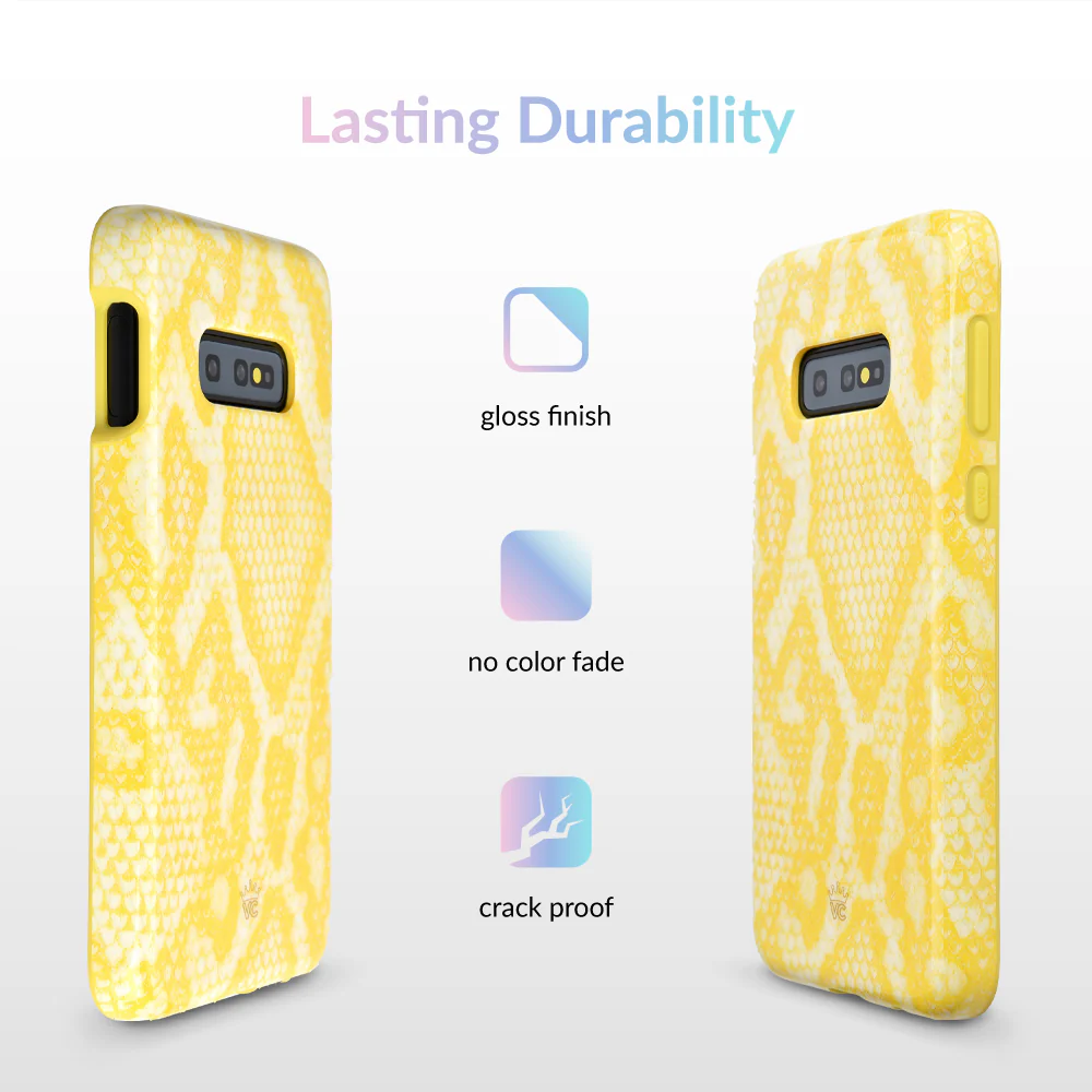 Yellow Snakeskin Samsung Galaxy Case - Image 40