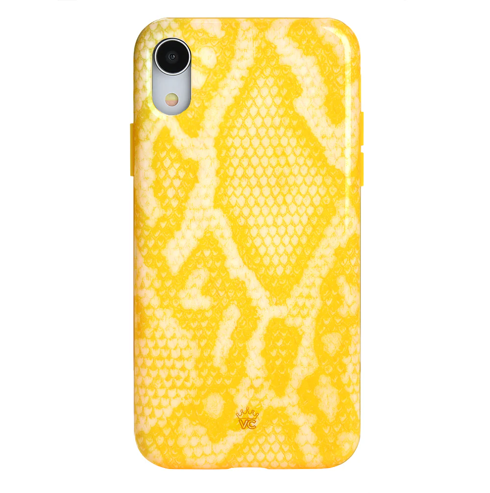 Yellow Snakeskin iPhone Case - Image 43