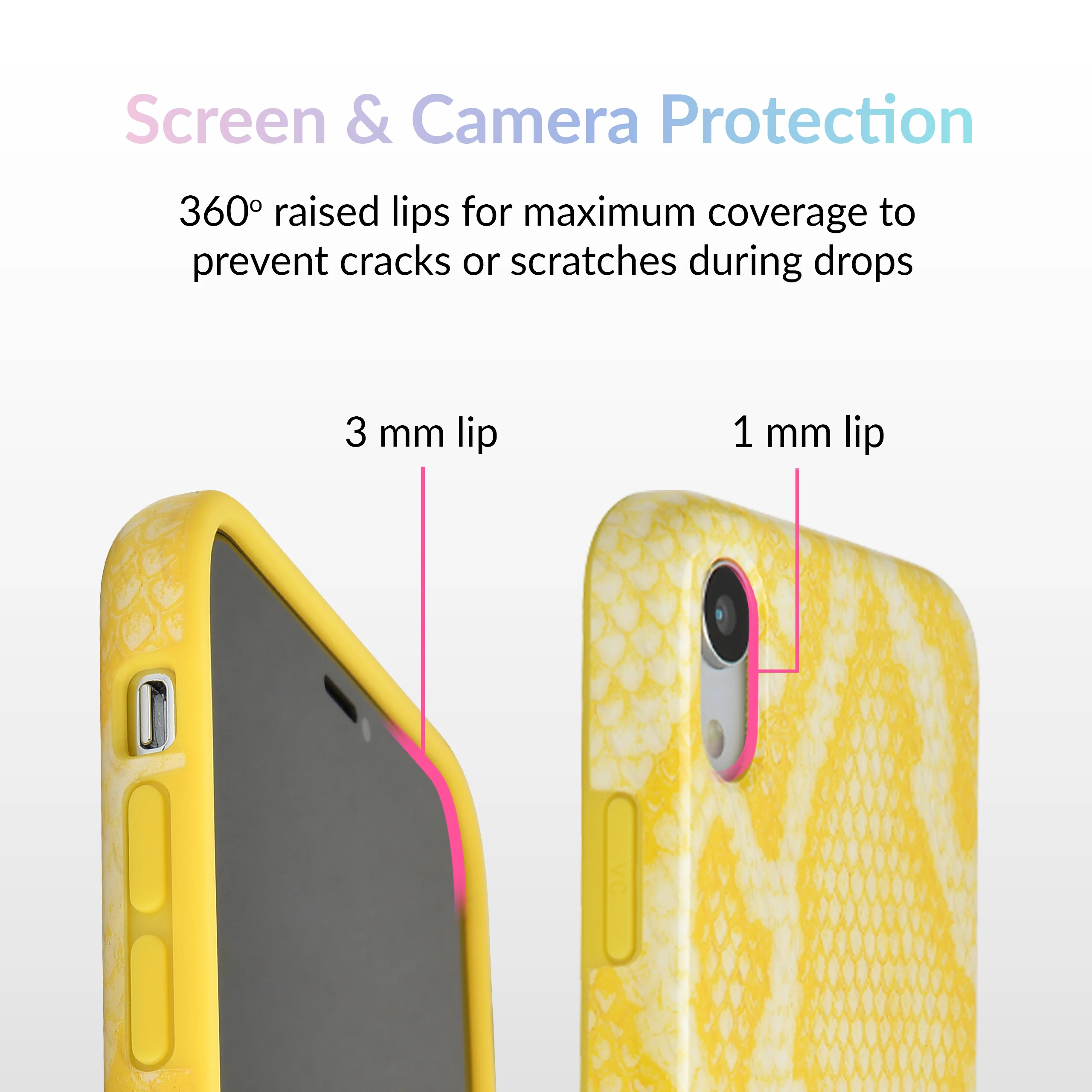 Yellow Snakeskin iPhone Case - Image 45