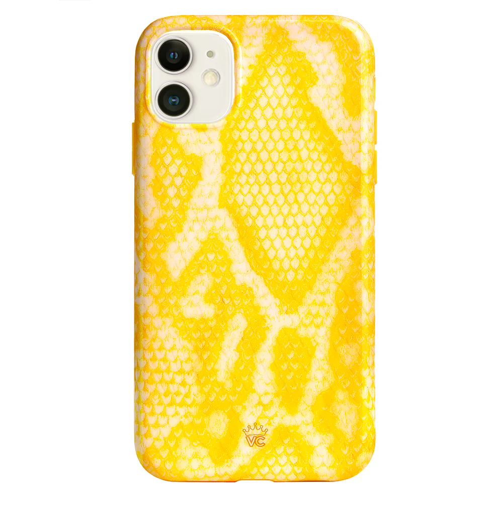 Yellow Snakeskin iPhone Case - Image 50