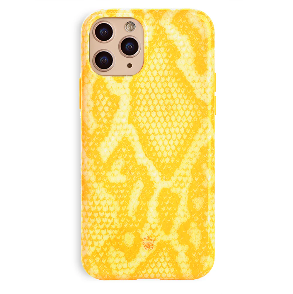 Yellow Snakeskin iPhone Case - Image 55