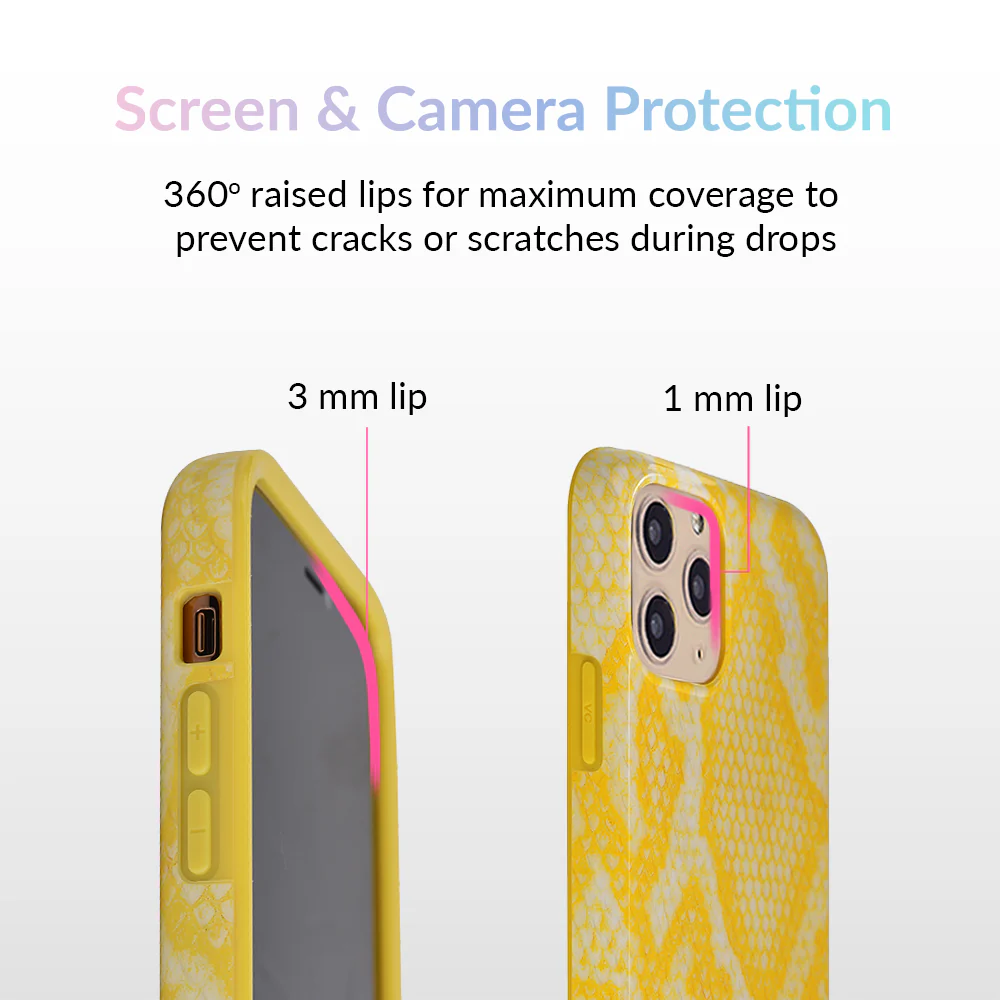 Yellow Snakeskin iPhone Case - Image 56