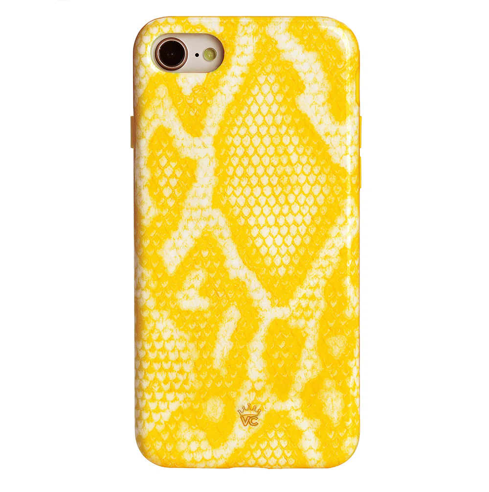 Yellow Snakeskin iPhone Case - Image 8