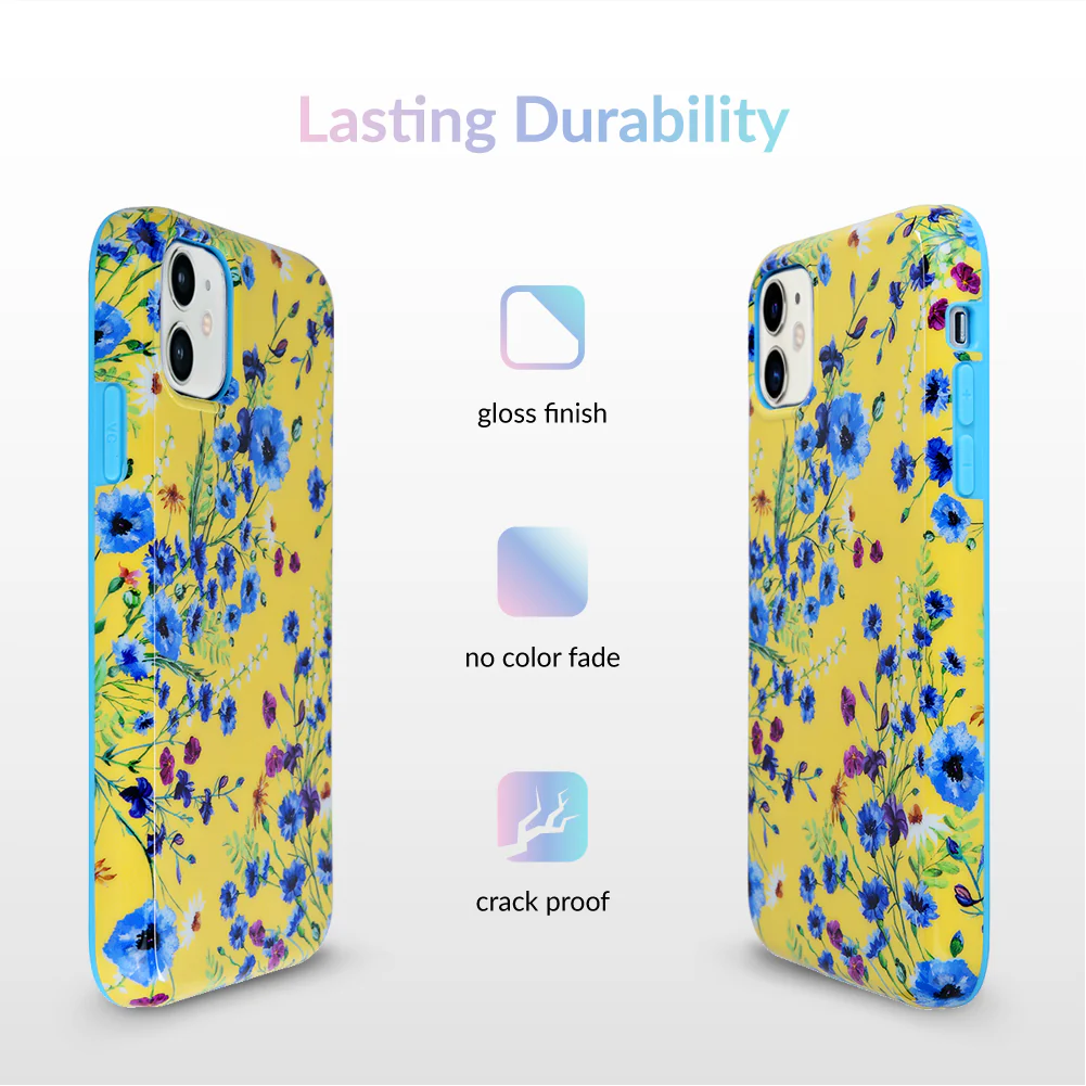 Yellow Wildflowers iPhone Case - Image 51