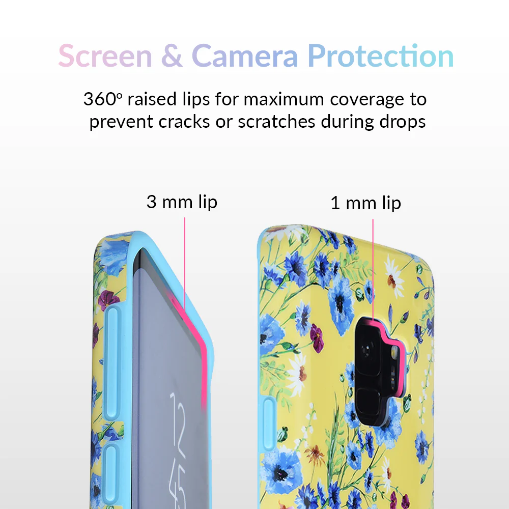 Yellow Wildflowers Samsung Galaxy Case - Image 2