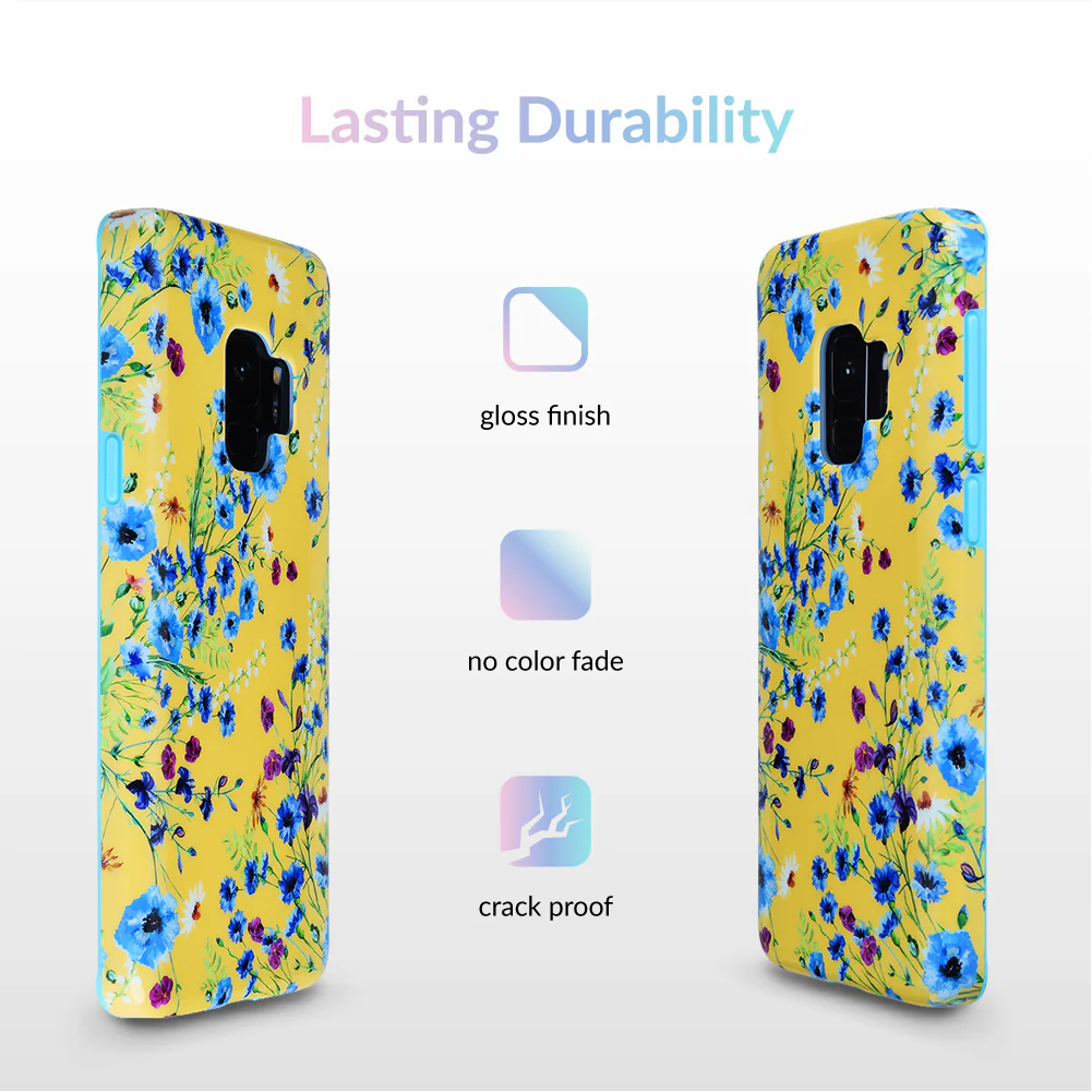 Yellow Wildflowers Samsung Galaxy Case - Image 4