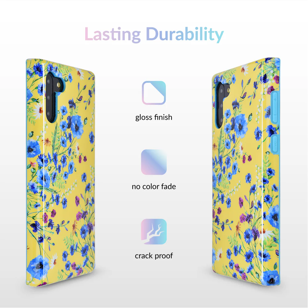 Yellow Wildflowers Samsung Galaxy Case - Image 52