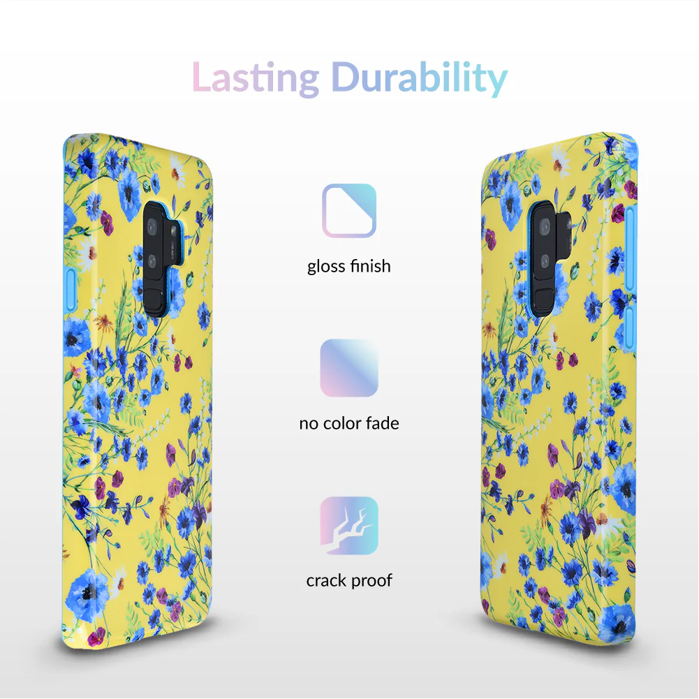Yellow Wildflowers Samsung Galaxy Case - Image 9