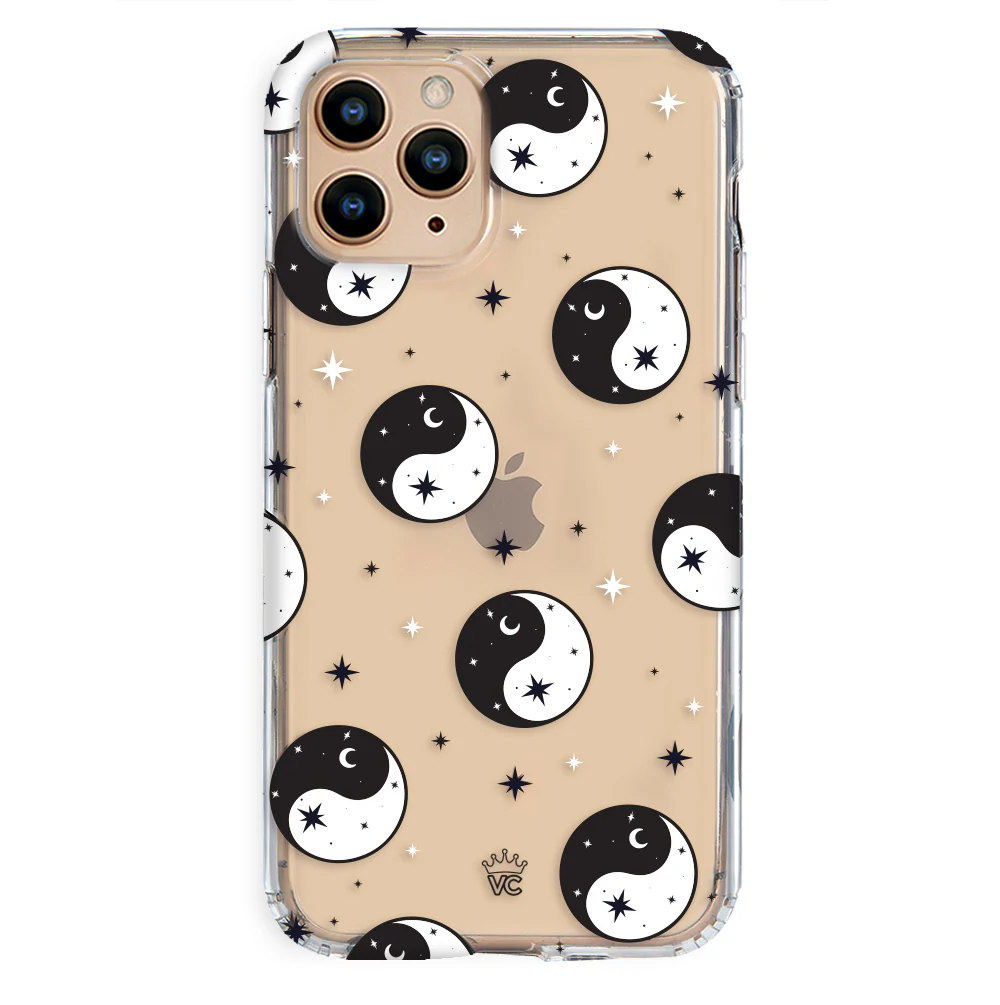 Yin & Yang Clear iPhone Case - Image 37