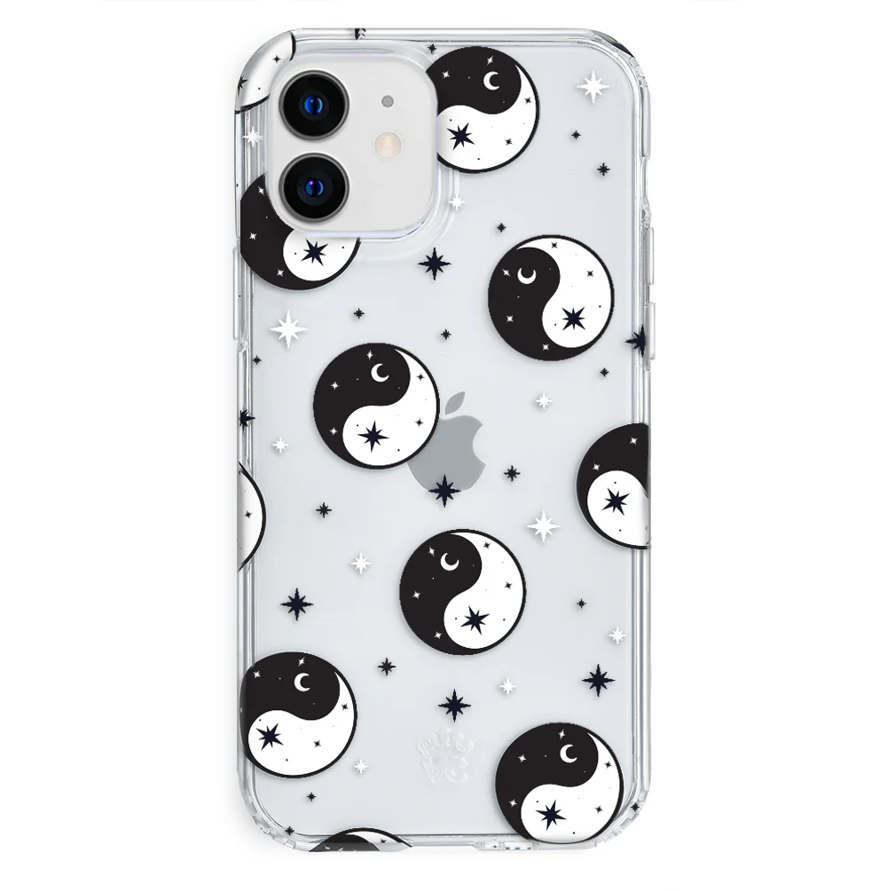 Yin & Yang Clear iPhone Case - Image 55