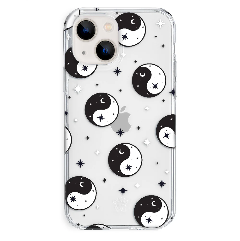 Yin & Yang Clear iPhone Case - Image 73