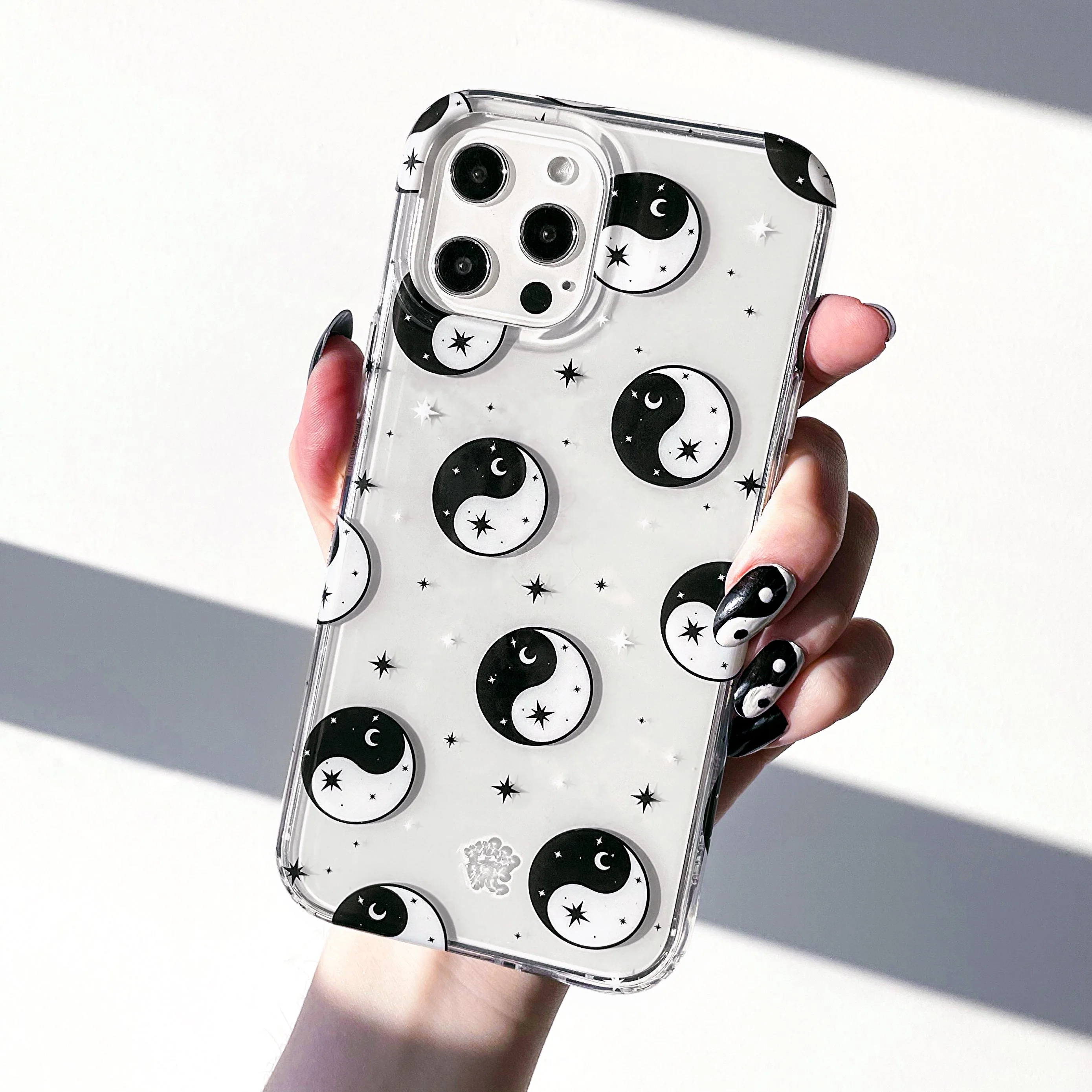 Yin & Yang Clear iPhone Case - Image 74