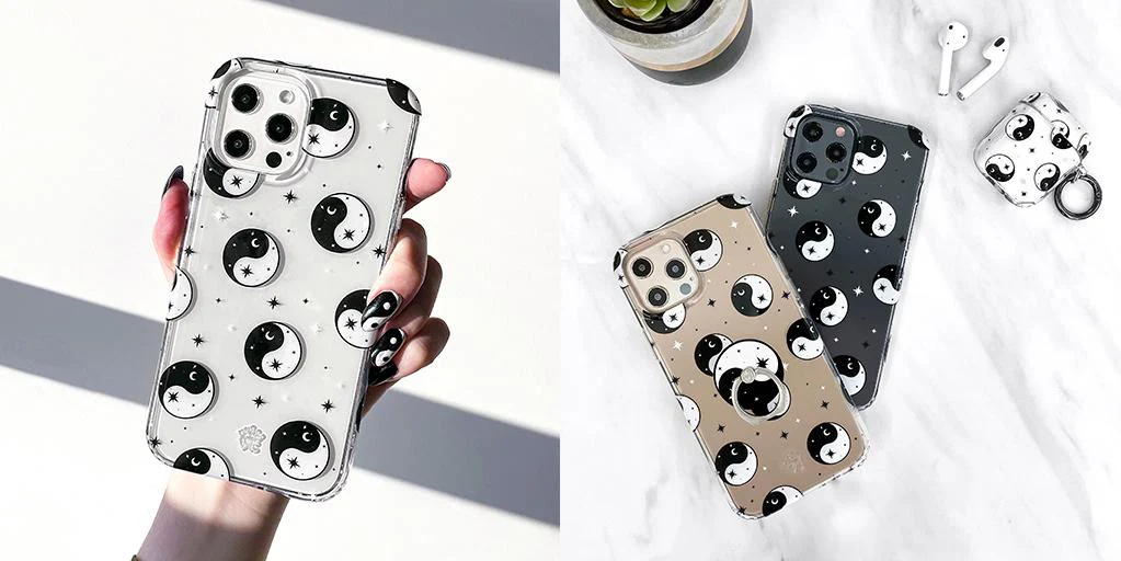 Yin & Yang Clear iPhone Case - Image 97
